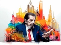 Ricardo Pereira Lira, professor e jurista, em composição artística
